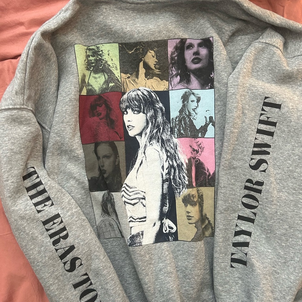 Grey Taylor Swift Era’s Tour Quarter Zip